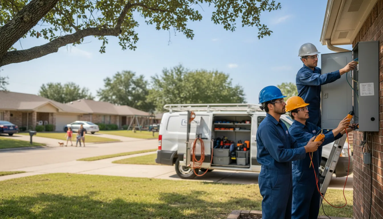 Certified electrician providing emergency electrical services in Moro, IL